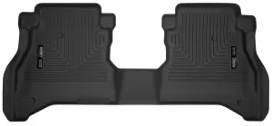 Husky Liners X-Act Contour Floor Liner - 2nd Row - Plastic - Black/Textured - Jeep Gladiator 2020