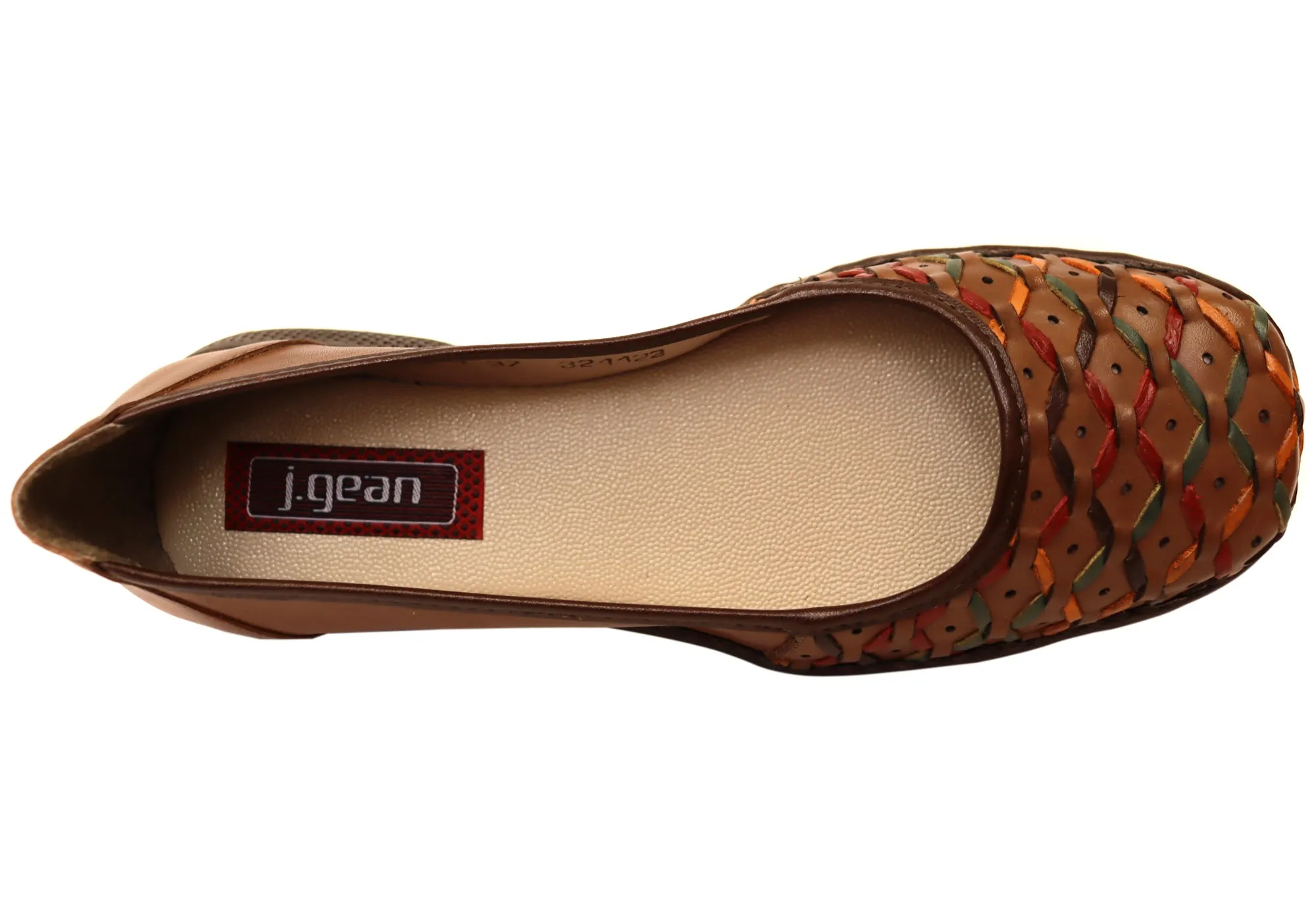 J Gean Marci Womens Comfortable Leather Shoes Made In Brazil