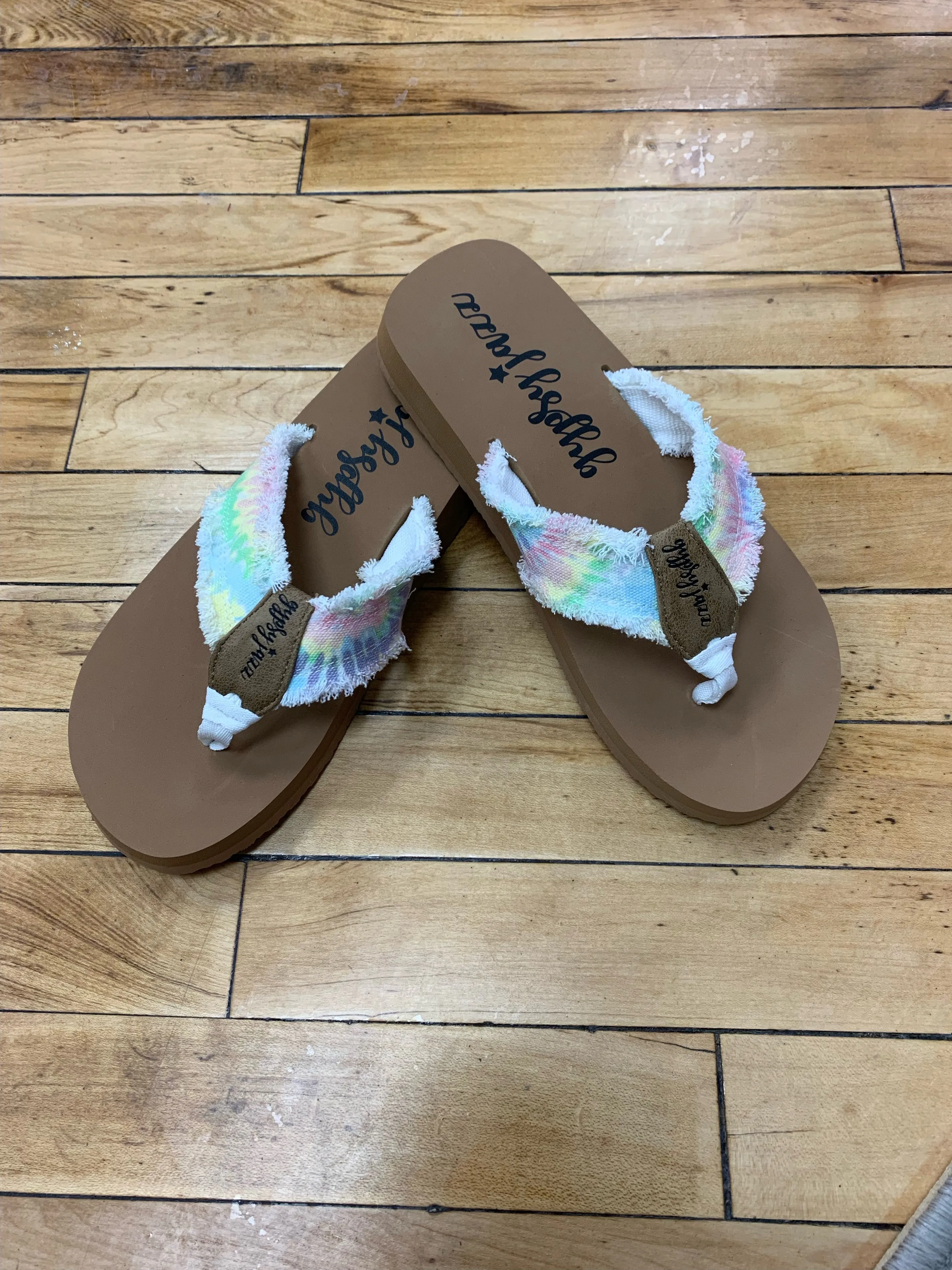 Jazzy Flip Flops - Tie Dye