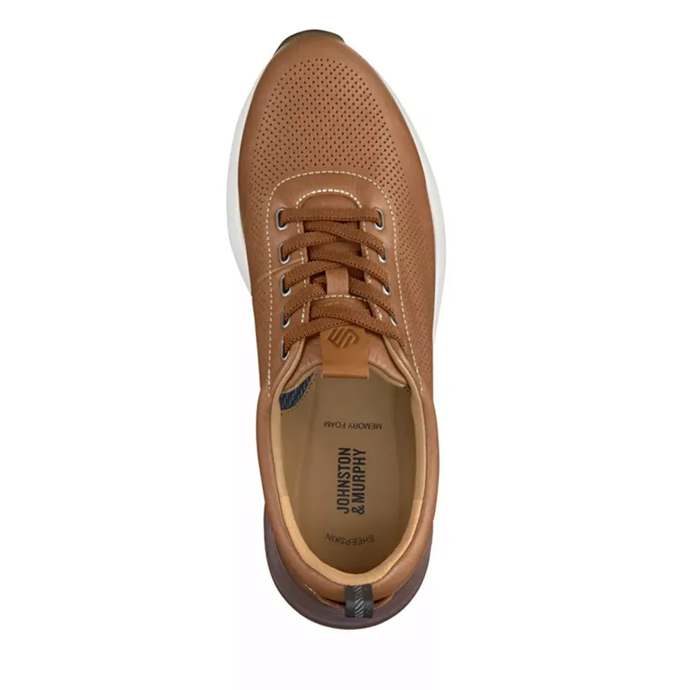 JOHNSTON & MURPHY KINNON PERED JOGGER TAN - MENS