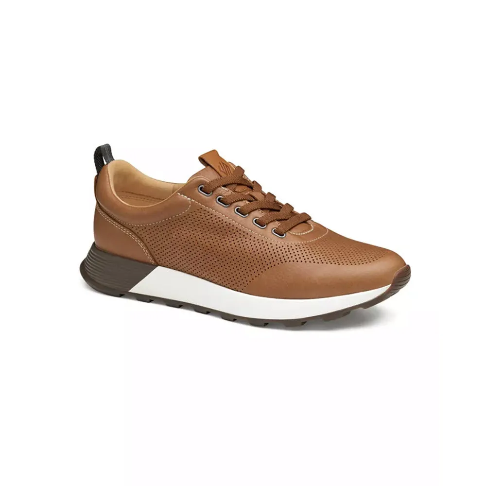 JOHNSTON & MURPHY KINNON PERED JOGGER TAN - MENS