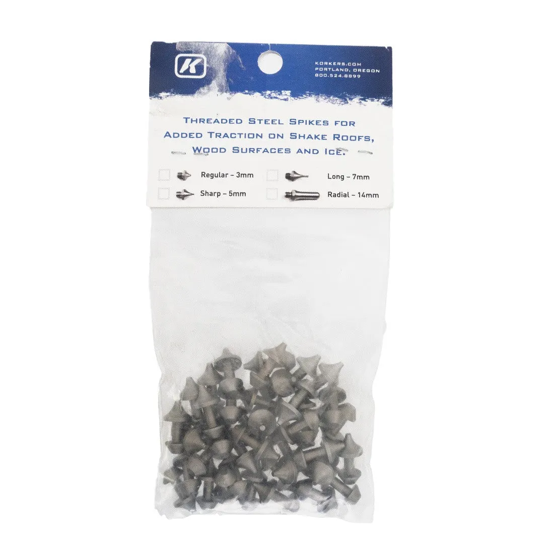 Korkers 40 Pack WorkTrax Steel Spike Replacement Kit