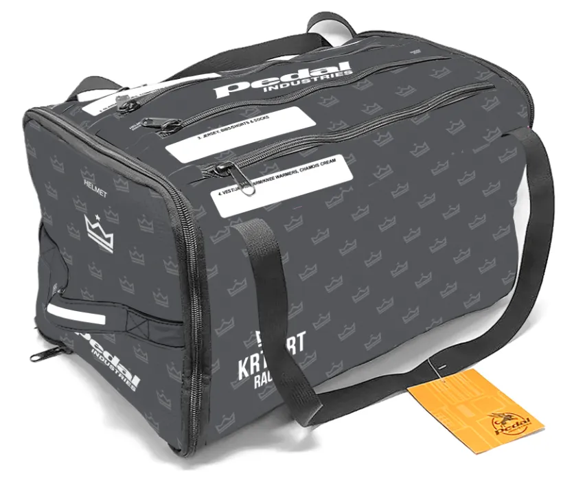 KRT QRT Racing 2024 CYCLING RACEDAY BAG™ GRAY