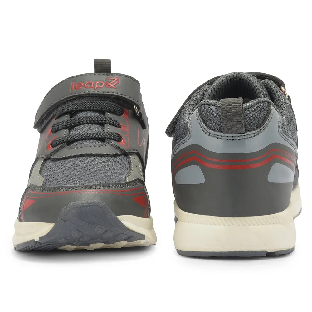 Leap7x By Liberty Kids DECLAN-EL Grey Sports Non Lacing Shoes