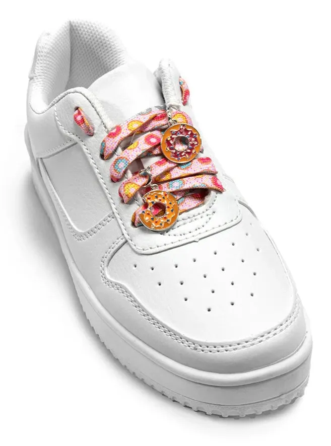 Living Royal "Donut" Shoe Laces & Charm Set