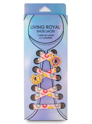 Living Royal "Donut" Shoe Laces & Charm Set