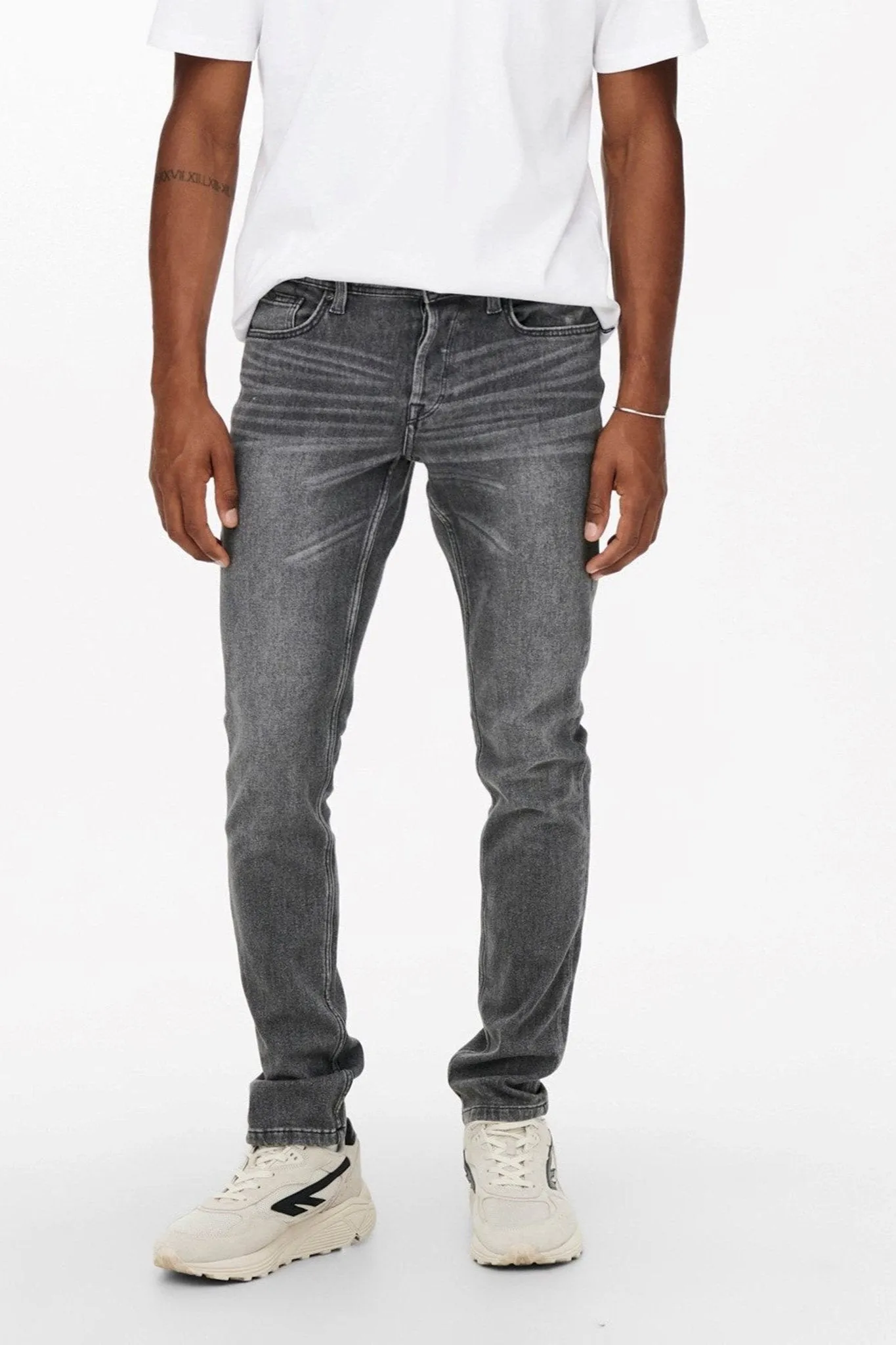 Loom Life Slim Jeans - Grey Denim