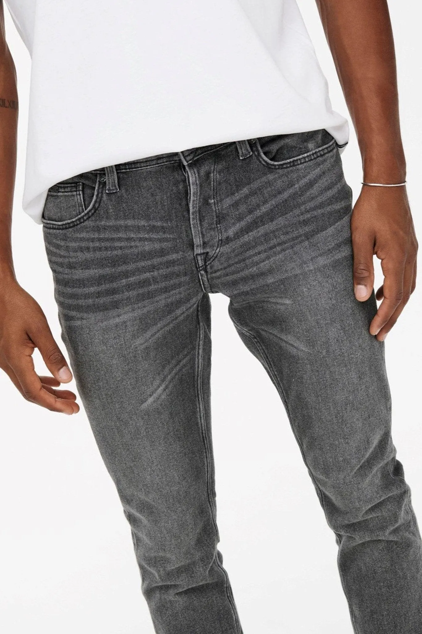 Loom Life Slim Jeans - Grey Denim