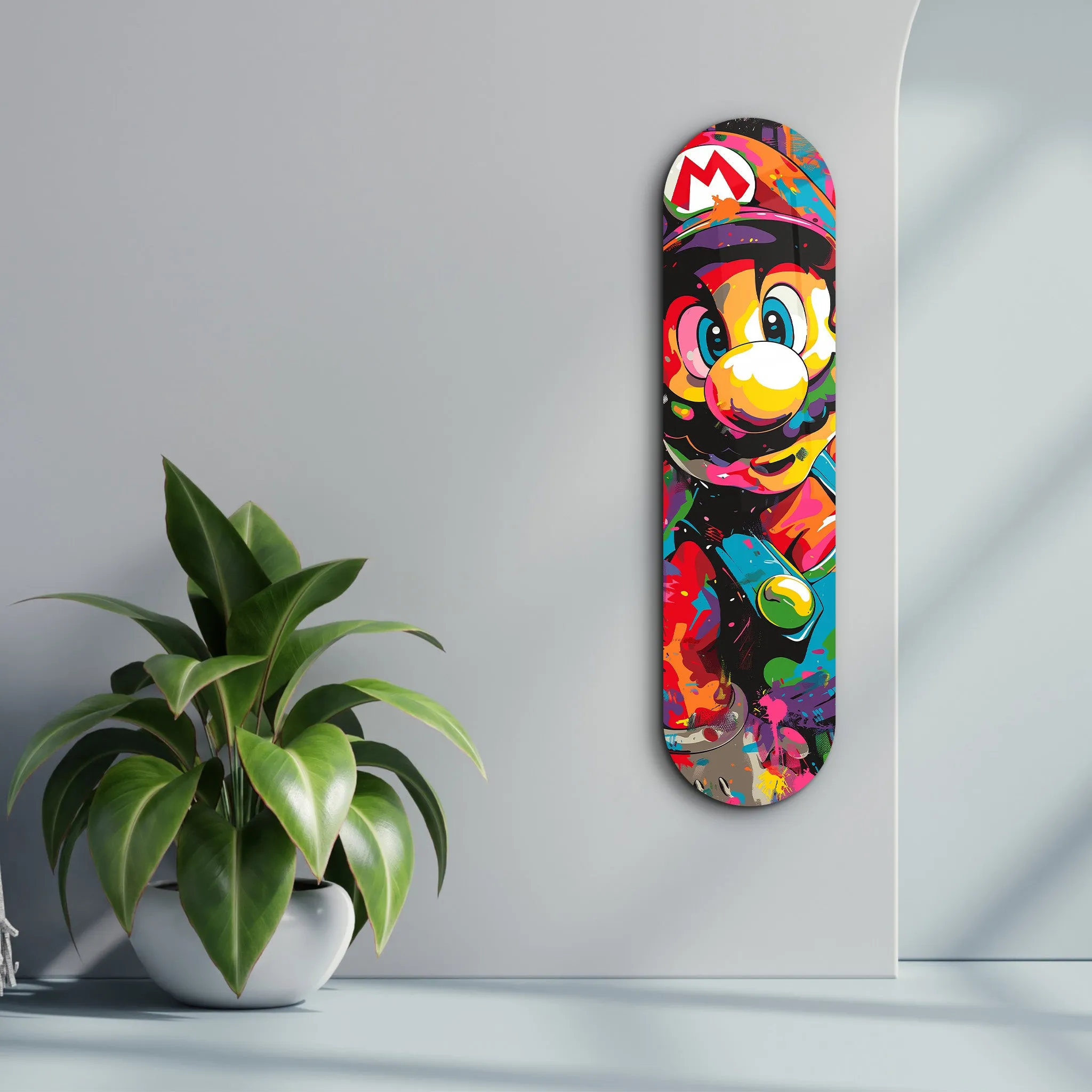 Mario Fan Art | Glass Wall Art