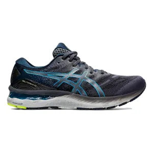 Men's Asics Gel-Nimbus 23, Carrier Grey/Digital Aqua, 13 2E Wide