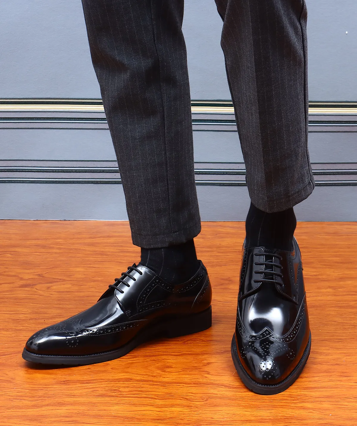 Men's Genuine Leather Brogues Derby