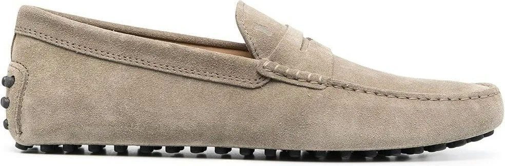 Men's Gommini Suede Driving Shoes in Grey | Size 6 | XXM64C00640RE0C405