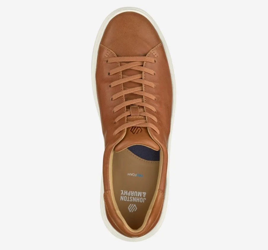 MEN'S JOHNSTON & MURPHY ANDERS LACE-TO-TOE 252766 COLOR:  TAN FULL GRAIN