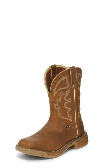 Men's Justin Rustic Tan Work Boot