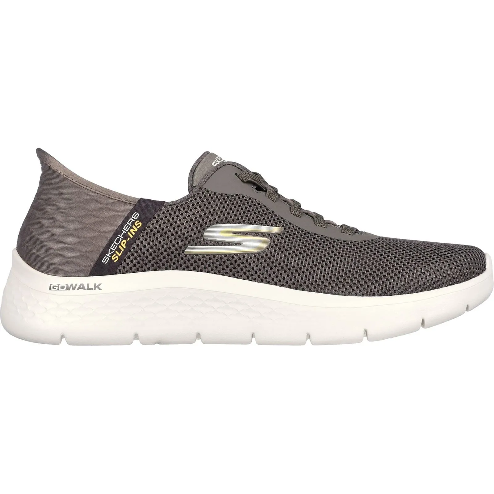 Men's Wide Fit Skechers 216324 Slip-ins Go Walk Flex Trainers