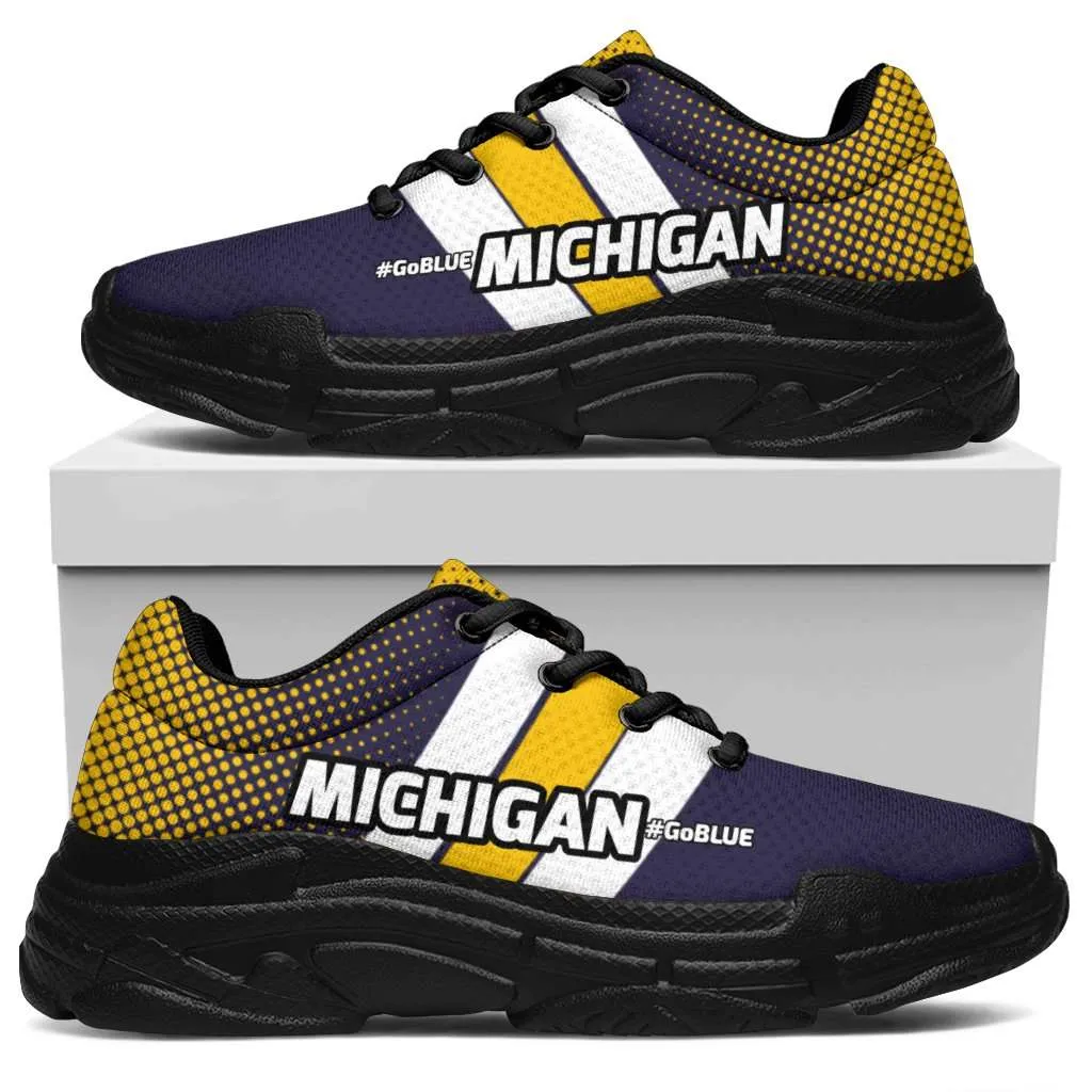 Michigan #GoBlue Chunky Sneakers