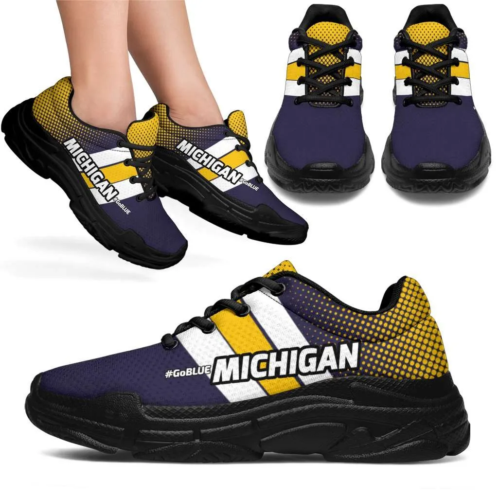 Michigan #GoBlue Chunky Sneakers