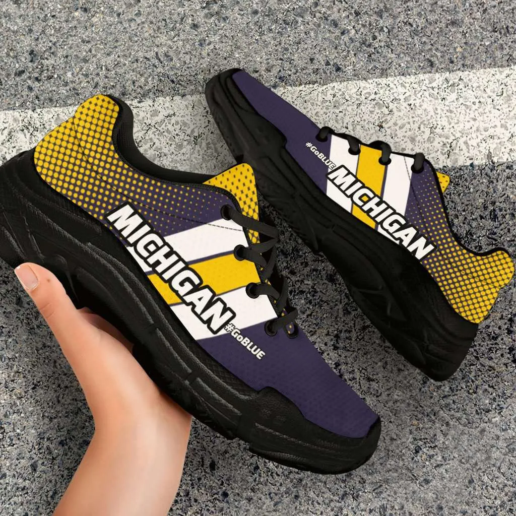 Michigan #GoBlue Chunky Sneakers