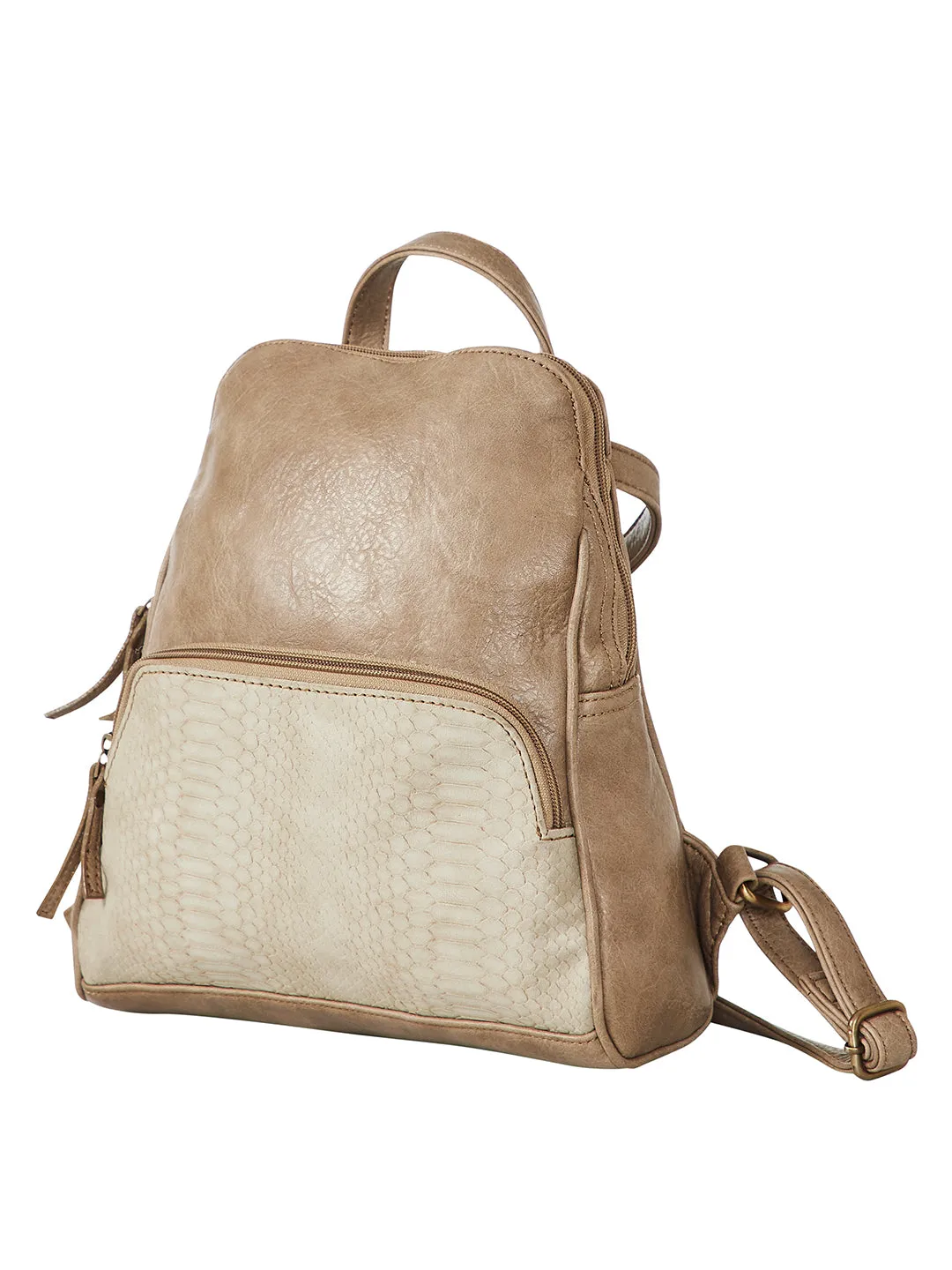 Mona B Convertible Daypack for Offices Schools and Colleges with Stylish Design for Women: Olive