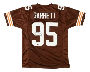 Myles Garrett Cleveland Signed Brown Football Jersey BAS