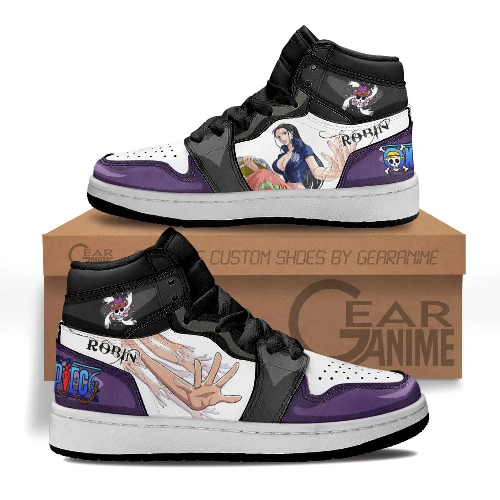 Nico Robin Kids Sneakers Custom OP Anime Shoes For Kids