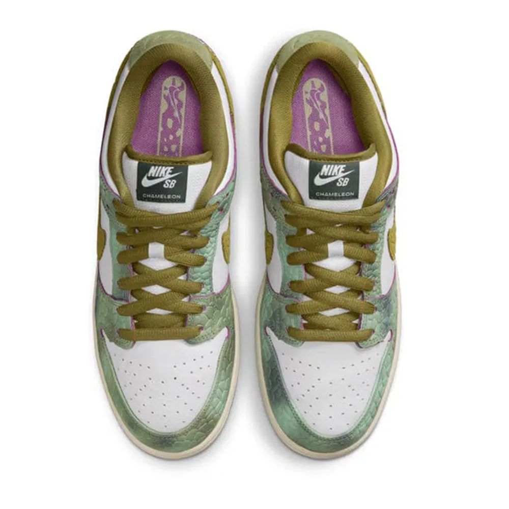 Nike SB - Dunk Low Alexis Sablone Chameleon (Oil Green/Desert Moss/White)