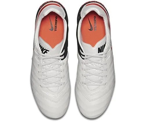 Nike Tiempo Legacy II SG Mens Football Boots 819716 Soccer Cleats (US 10, pure platinum black hyper orange 001)