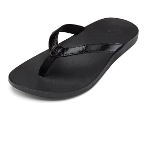 Olukai Puawe Sandal-Black/Black