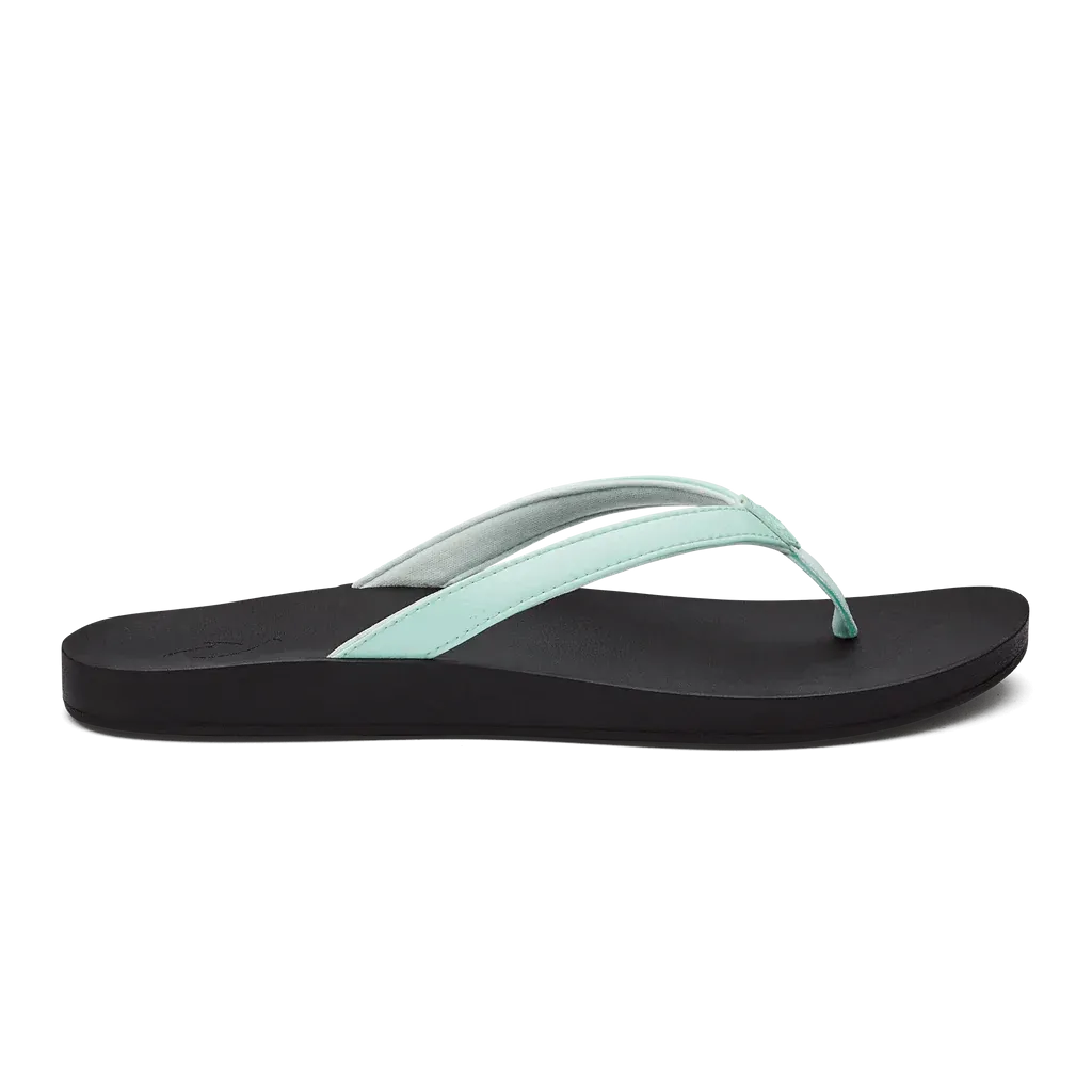 Olukai Puawe Sandal-Sea Glass/Black