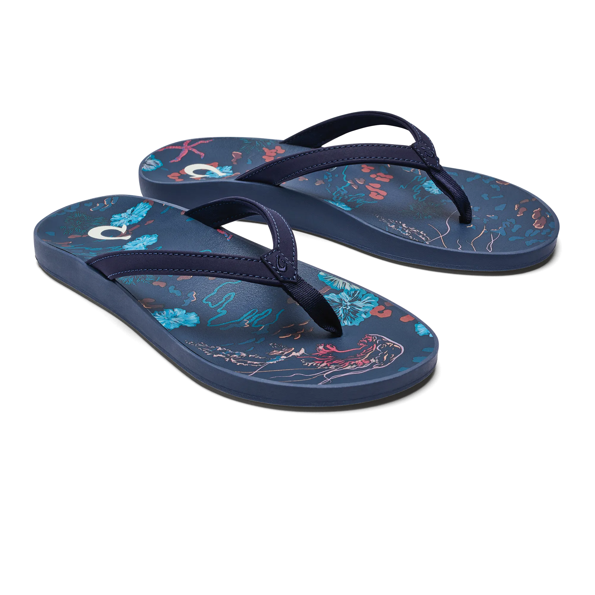 OLUKAI PUAWE WOMENS SANDAL - MIDNIGHT/REEF