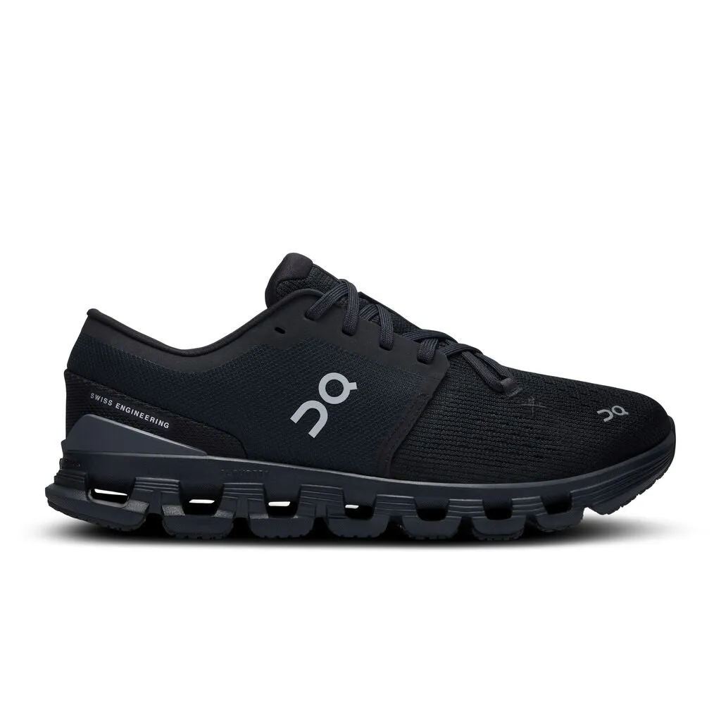 On Running Cloud X 4 (Womens) - Black/Eclipse