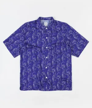 Polar Art Shirt - Faces - Blue