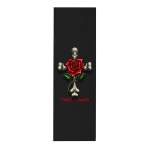 Powell Peralta Grip Tape Sheet 10.5 x 33 Rose Cross (Black)