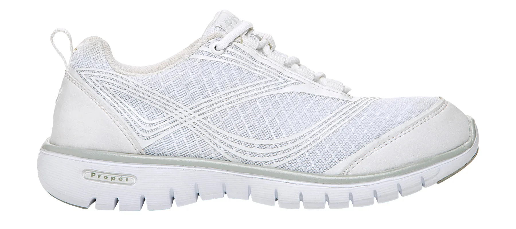 Propet Women's Walking Shoe- Travelite W3247- White