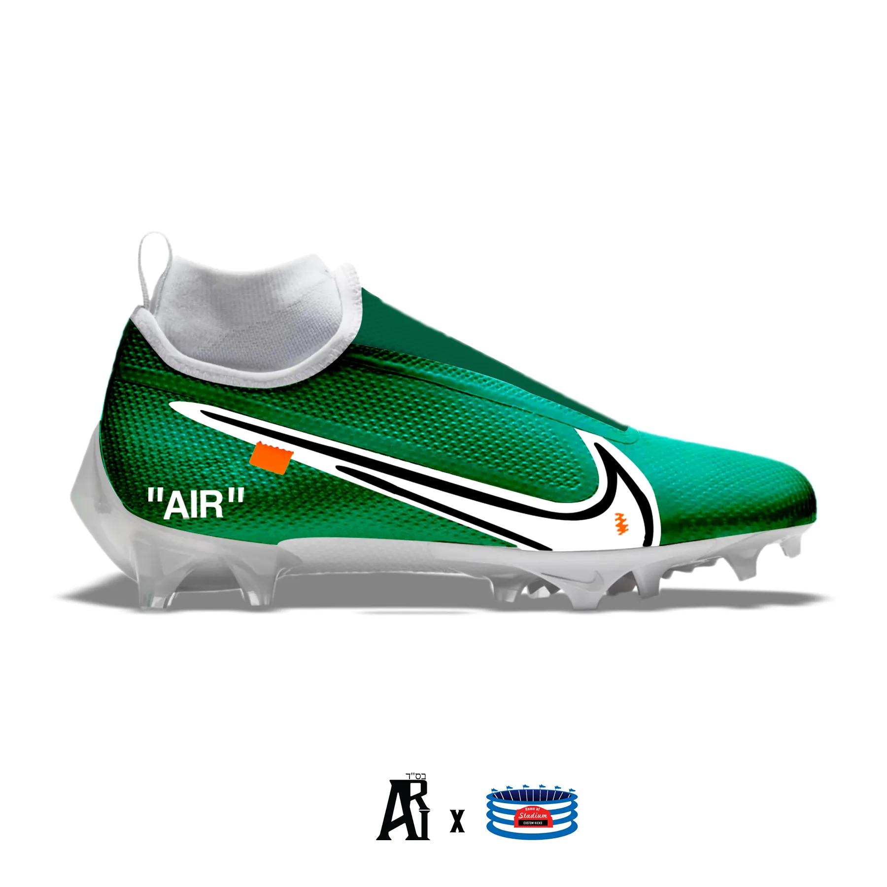 "Off-New York Green" Nike Vapor Pro 360 Cleats