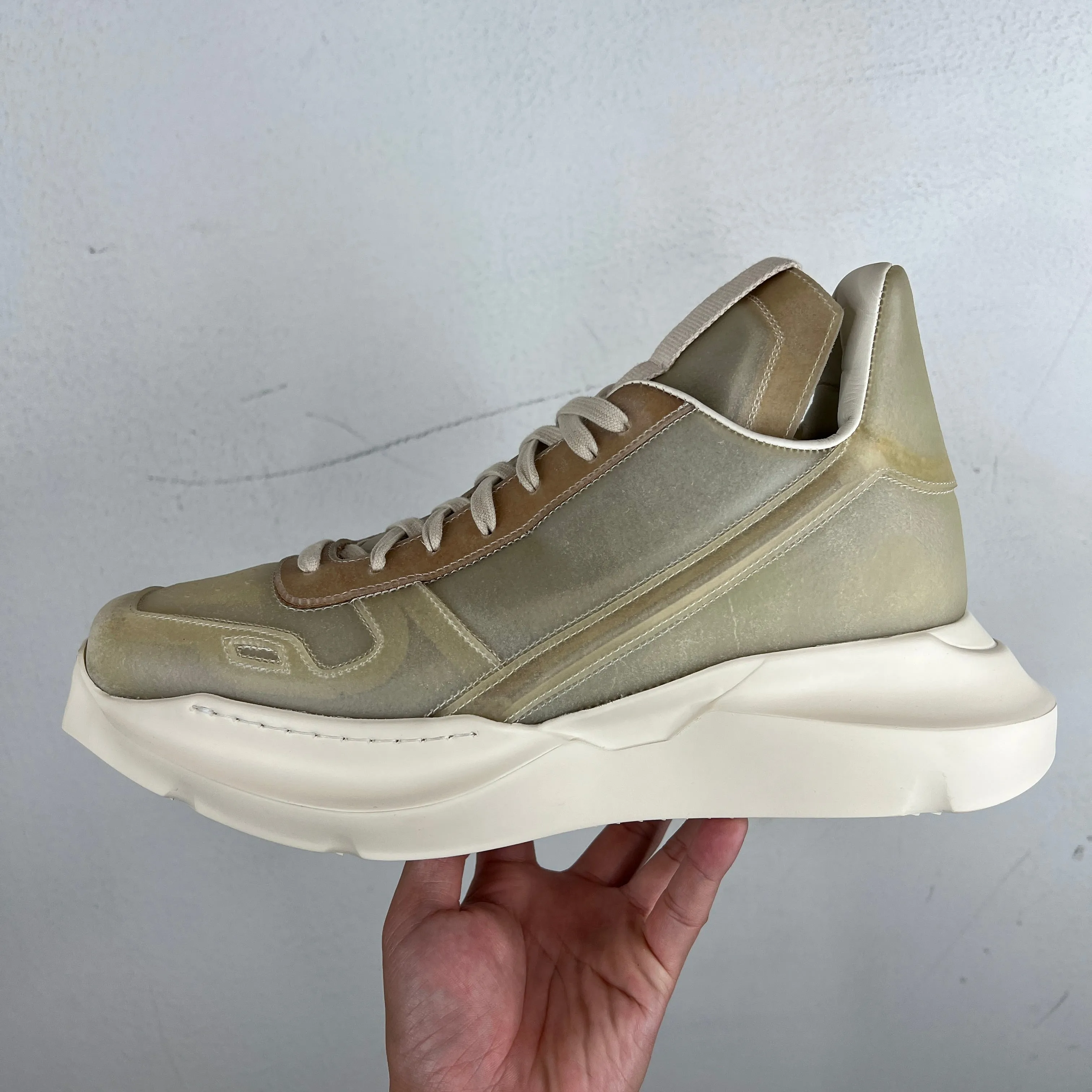 Rick Owens Clear Geth Runners