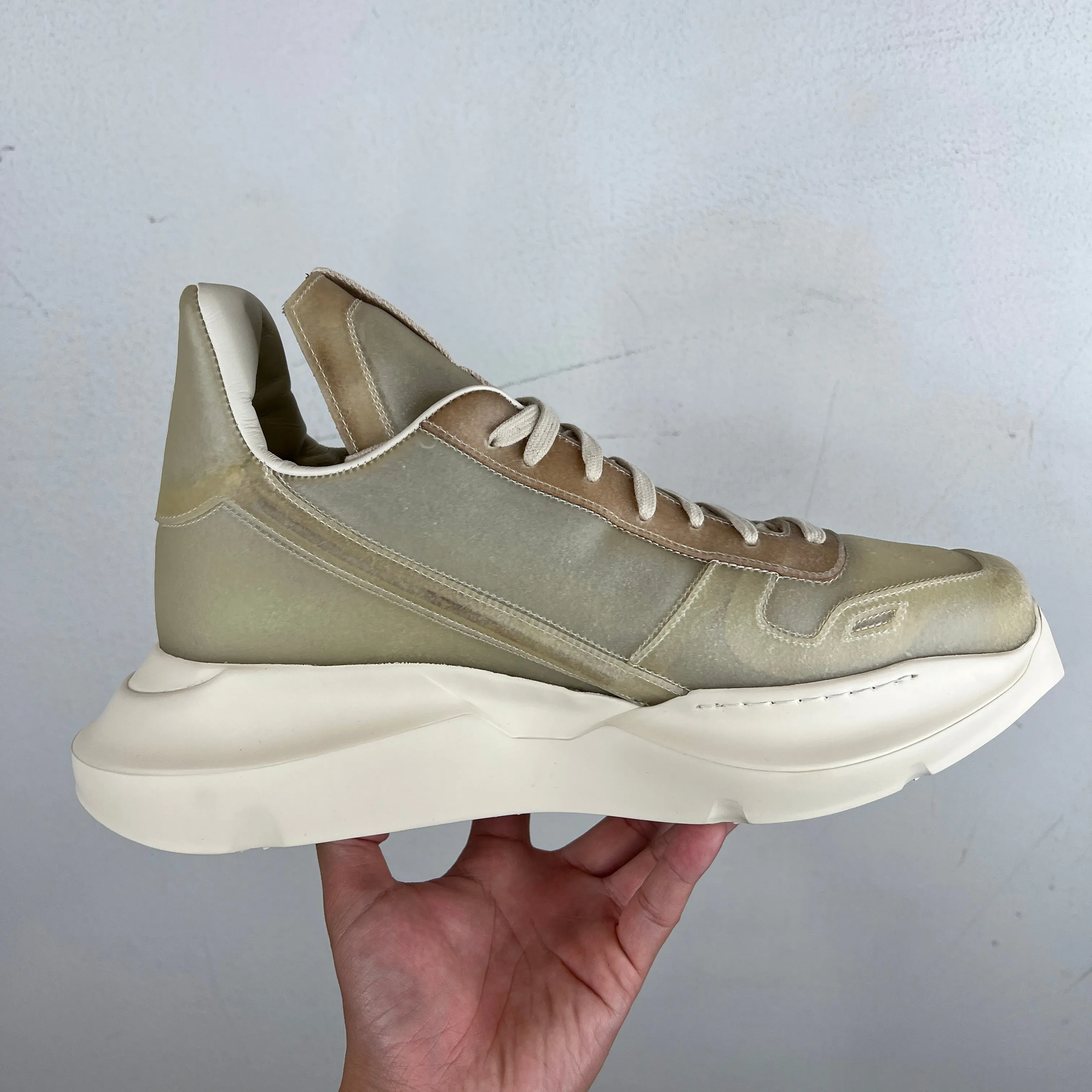 Rick Owens Clear Geth Runners