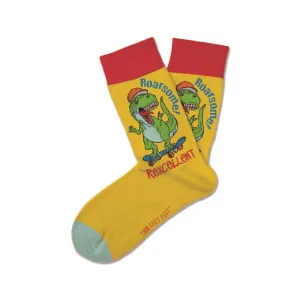 Roarsome Skateboarding T-Rex Crew Socks - Kids