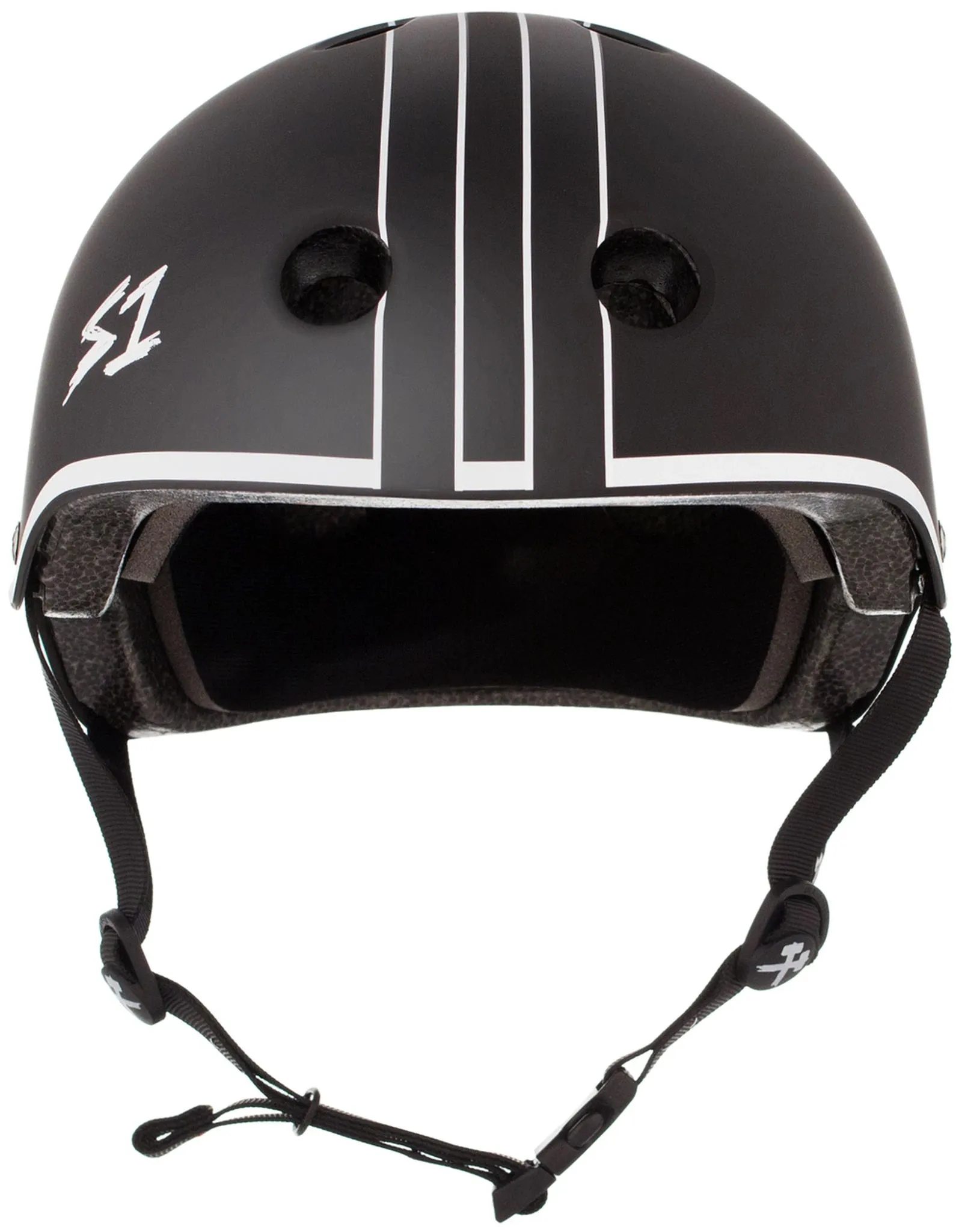 S1 Lifer Helmet - Black Matte/White Outline