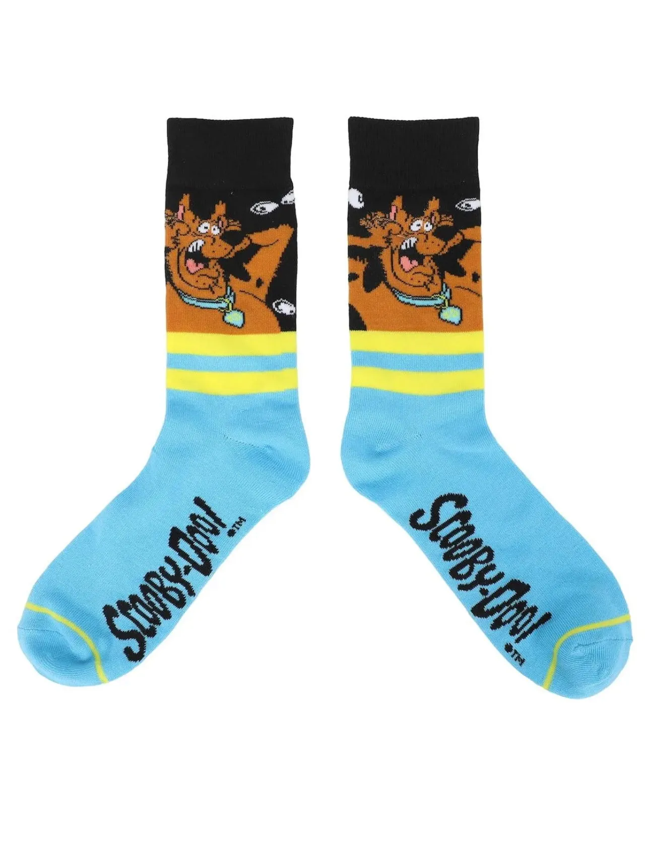 Scooby Doo Cartoon Socks, Fun Socks Novelty Mens Crew Character Socks