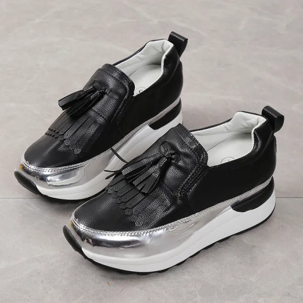 sealbeer - Black Casual Sportswear Patchwork Contrast Round Comfortable Out Door Shoes