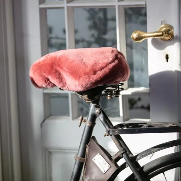 Sheepskin Bike Seat Cover