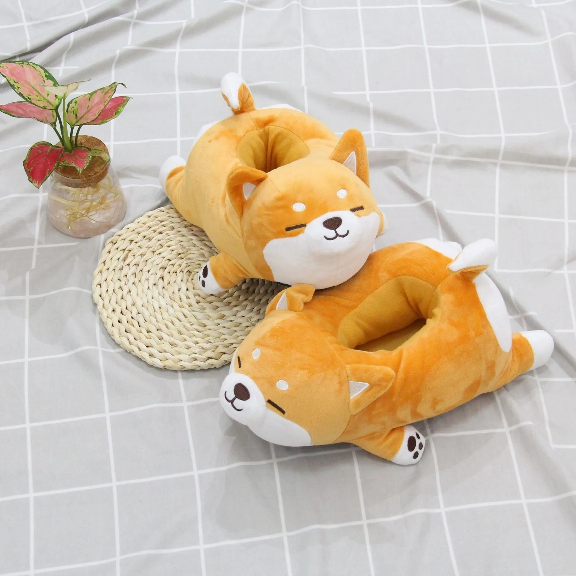 Shiba Inu Dog Slippers