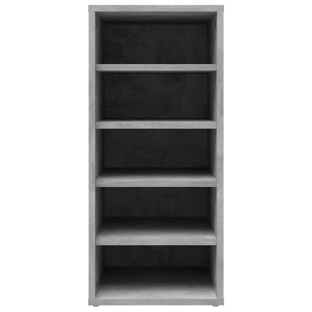 Shoe Cabinet Concrete Grey 31.5x35x70 cm Engineered Wood