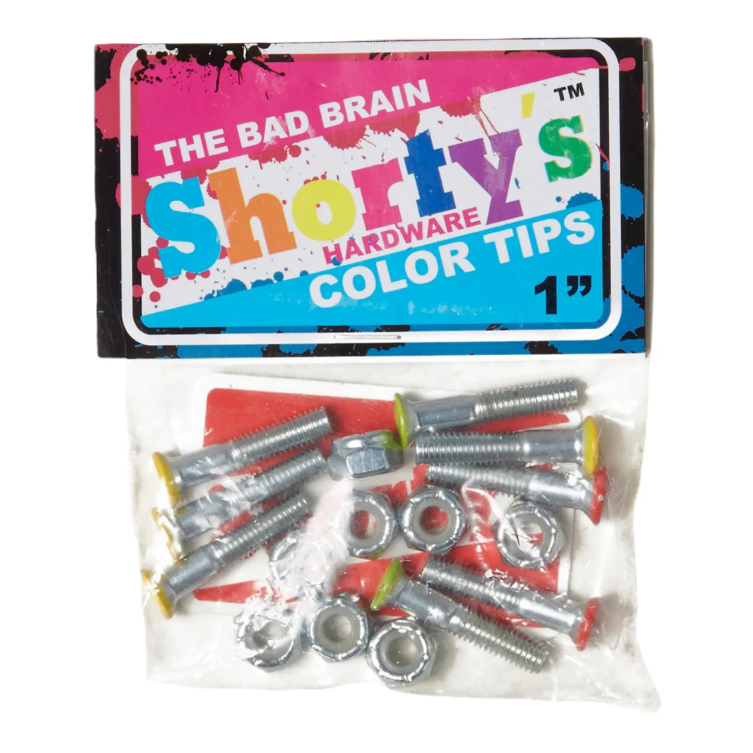 Shortys Skateboards Bad Brain Skateboard Hardware Set - 1"