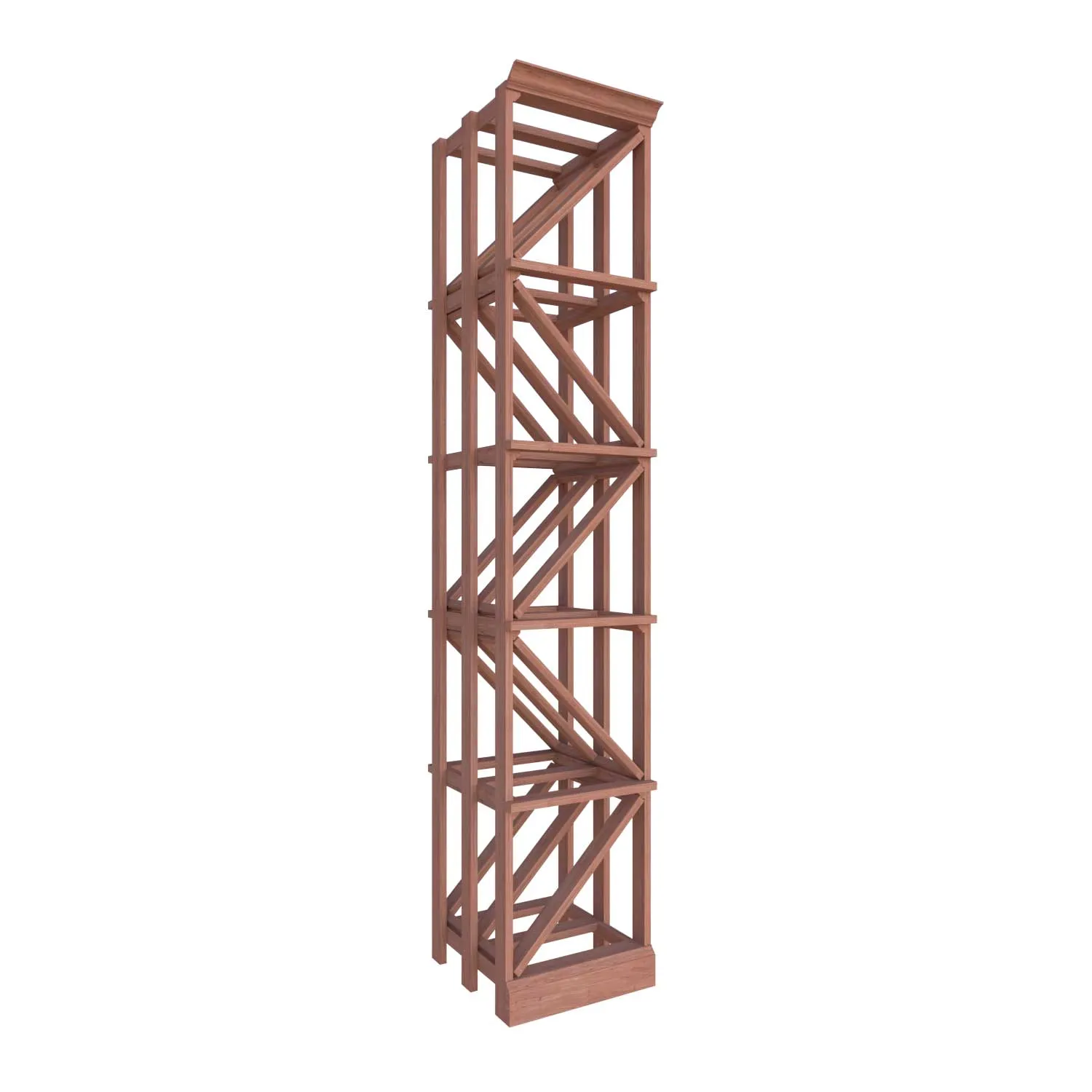 Single Diamond Bin - Premier Cru Premium Wooden Racking