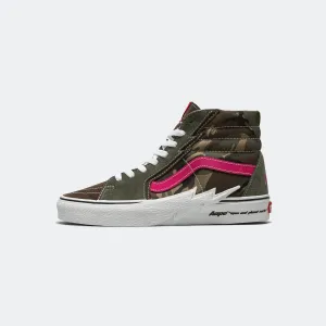 Sk8-Hi Bolt × AAPE - Camo/Pink