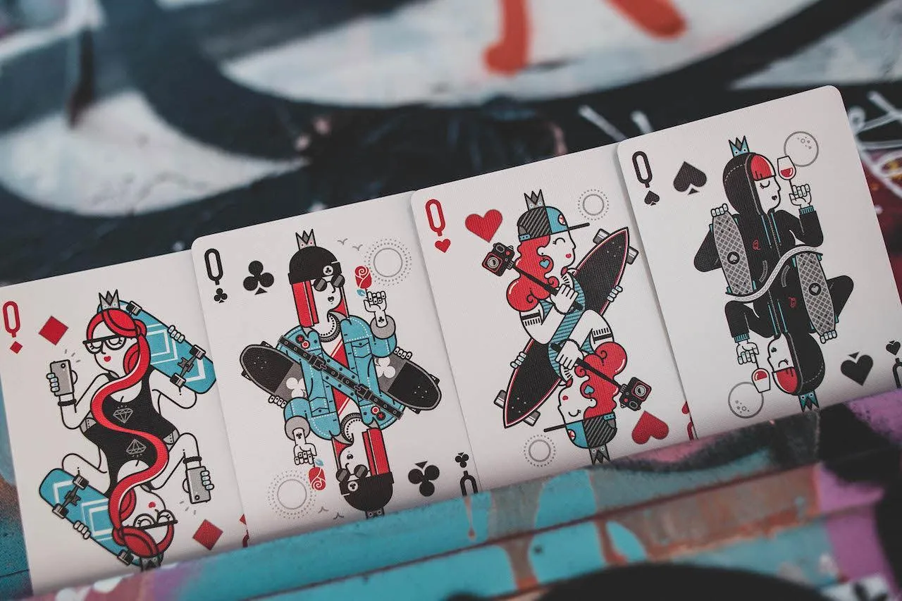 Skateboard V2 (Marked) Playing Cards