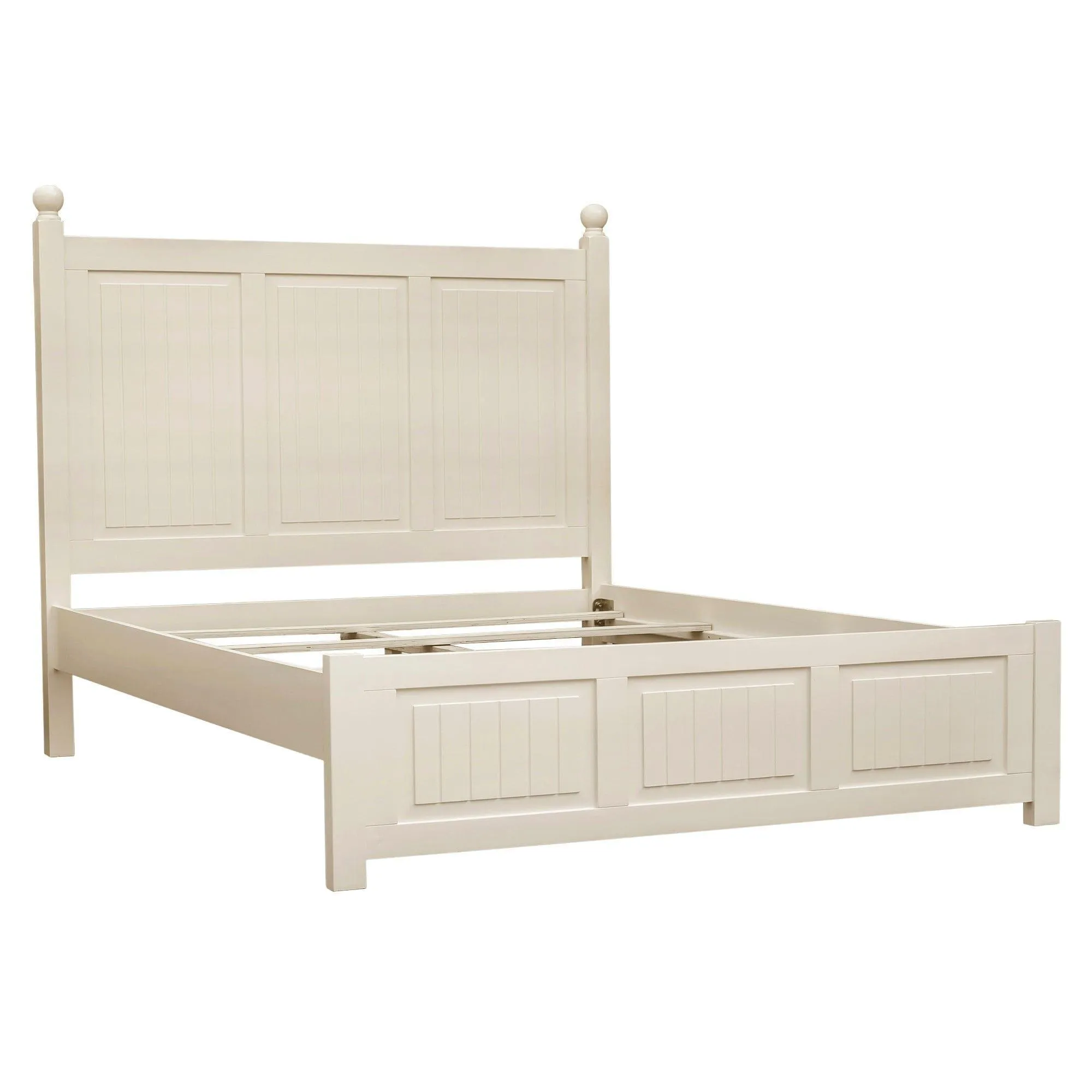 Sunset Trading Ice Cream at the Beach 5 Piece King Bedroom Set in Off White