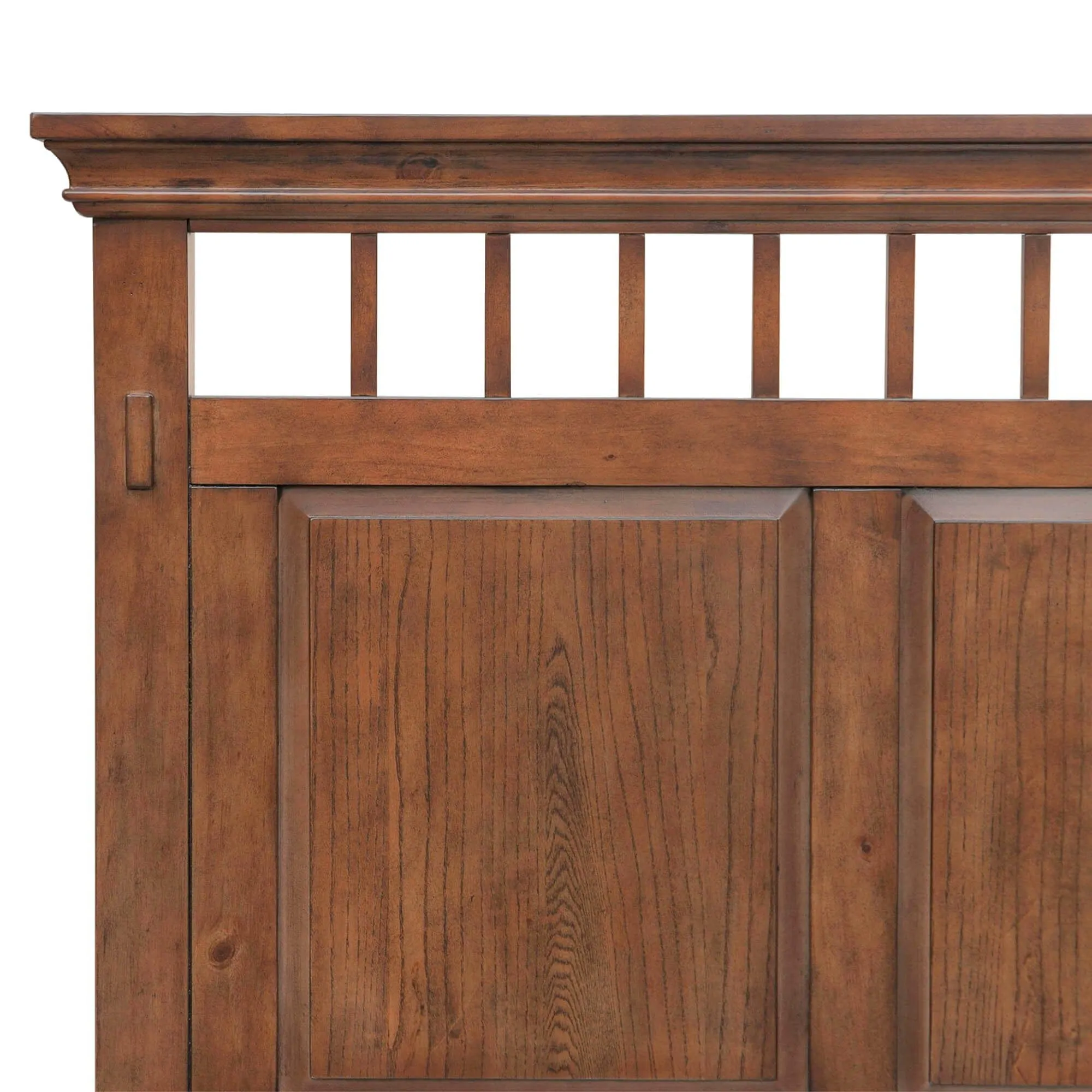 Sunset Trading Mission Bay King Bed in Amish Brown